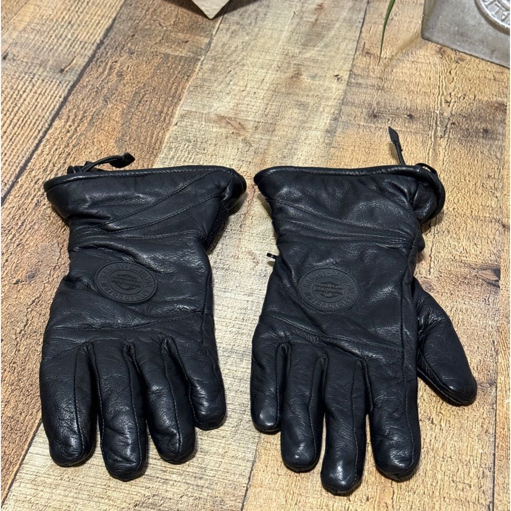 Harley Davidson women’s Motorcycle Riding Leather Gloves large